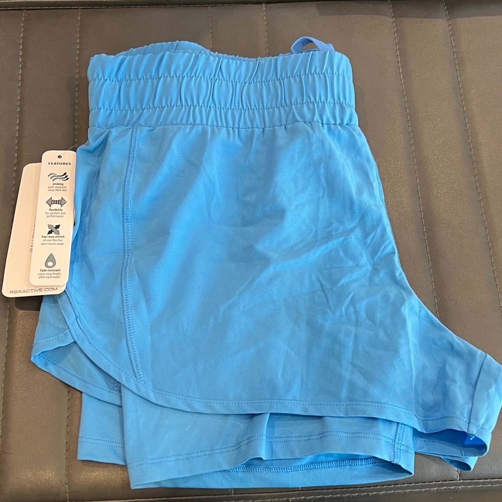 RBX Light Blue Women's Athletic Shorts